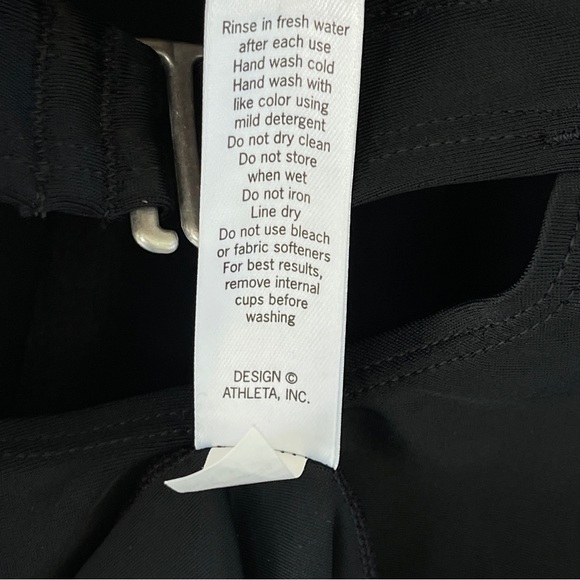 Athleta Tara Black Halter Swim Dress Size 34 D/DD - Picture 14 of 15